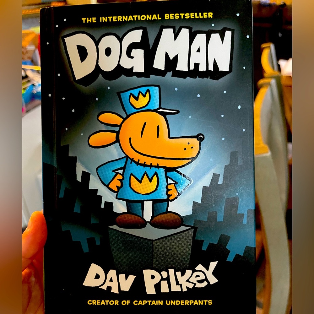 Dog Man book like new. My son ended up with two.